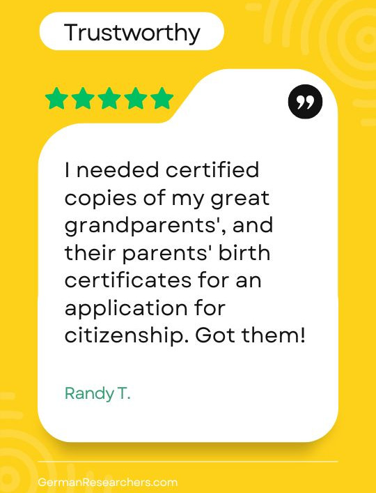 German Researchers customer review