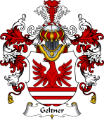 Wagner family crest in German heraldic style with symbolic shield elements